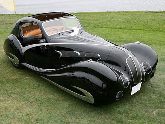 Retro Car Art Deco CarDesign Otomobil