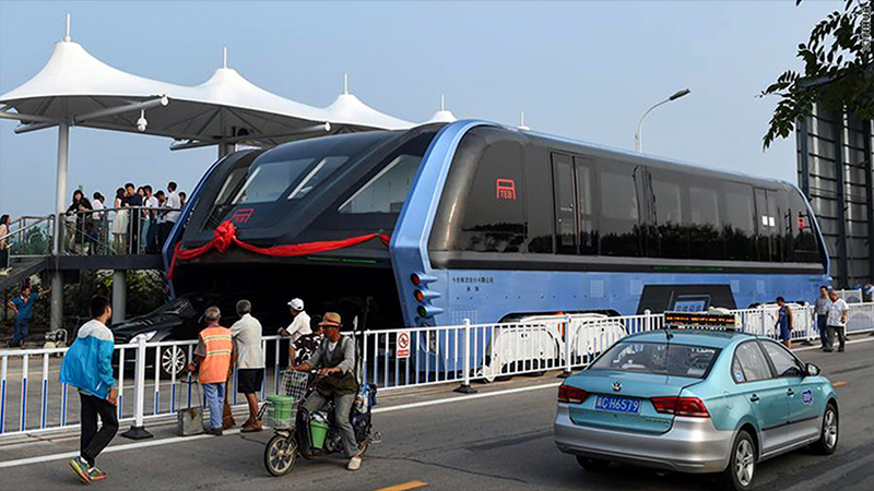 Chine - Technology - Train - Bus - Futuristic - Design