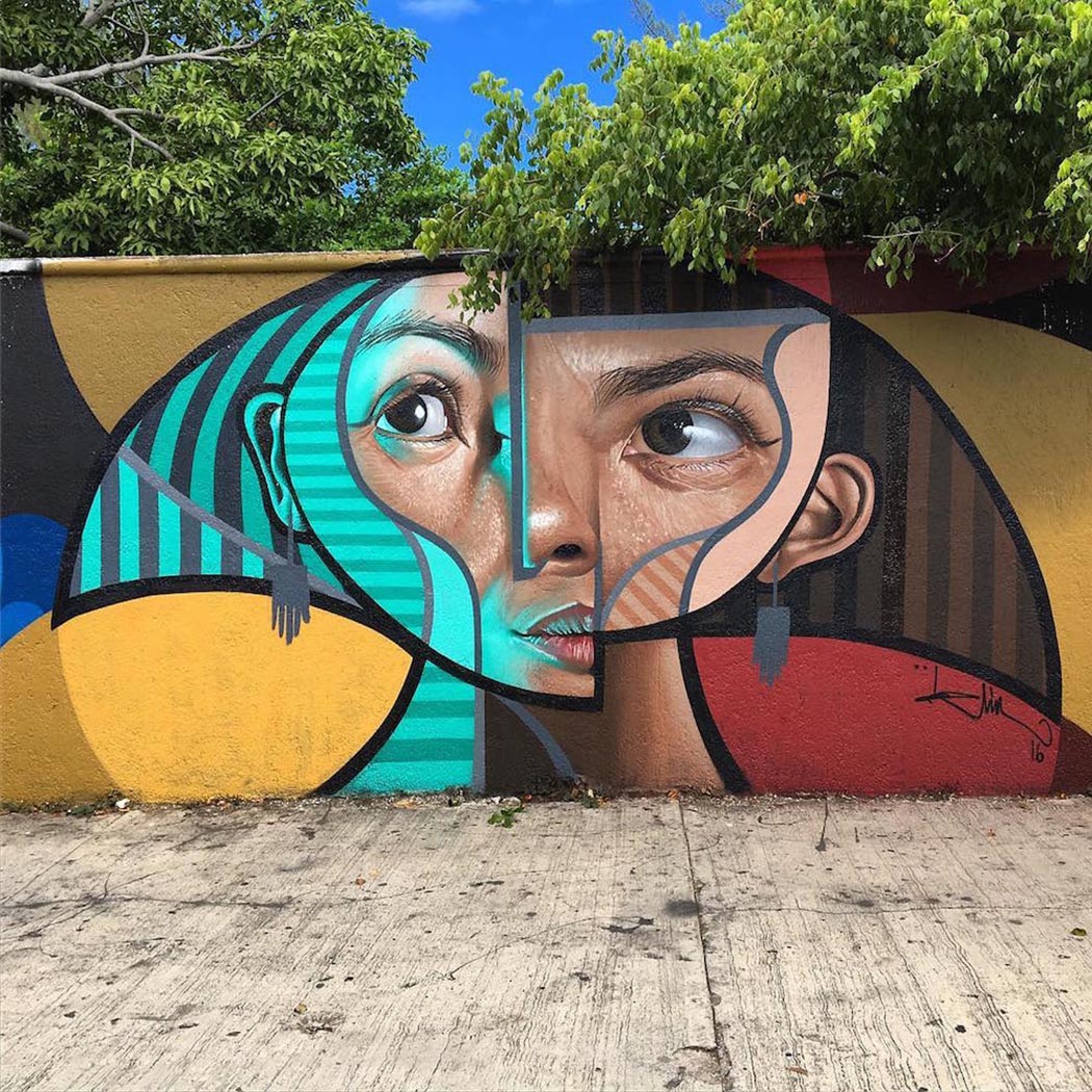 CT - Sanat - Sokak Sanati - Retro - Cubism - Duvar Resmi - Photorealistic - Street Art - Murals - Belin