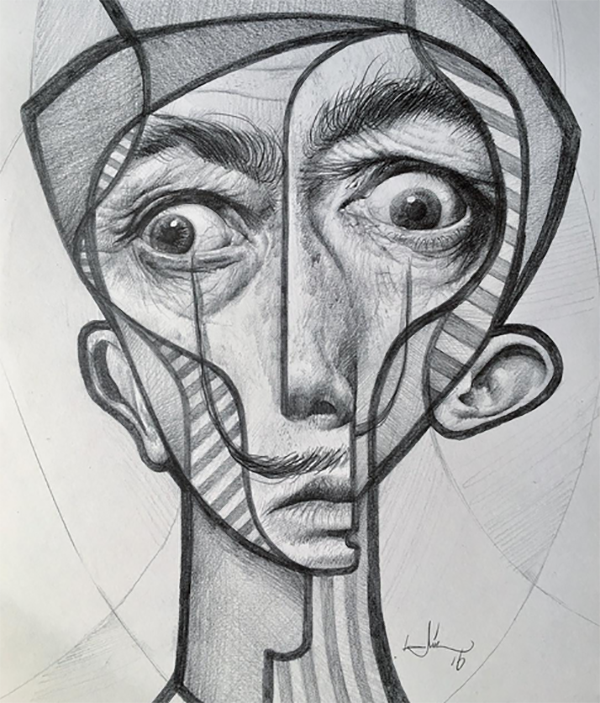 CT - Sanat - Sokak Sanati - Retro - Cubism - Duvar Resmi - Photorealistic - Street Art - Murals - Belin