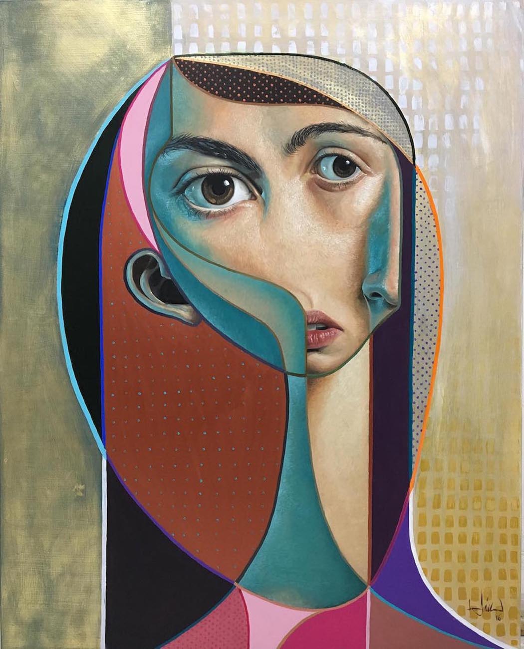 CT - Sanat - Sokak Sanati - Retro - Cubism - Duvar Resmi - Photorealistic - Street Art - Murals - Belin