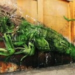 Crea.Tips - Sanat - Sokak Sanati - Graffiti - 3 Boyutlu - Kolaj - Bordello II - Big Trash Animals - Hayvanlar