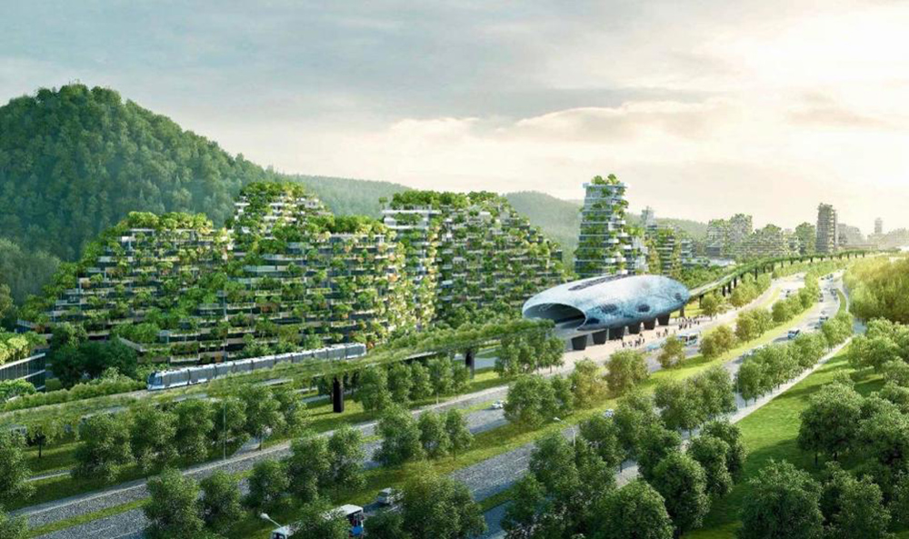 Crea.Tips - Nature - Architecture - Chinese Forest City - Orman Şehri
