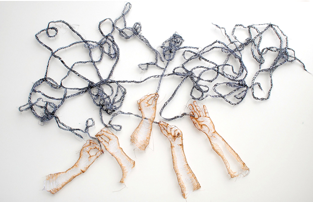 CT - Sanat - Tekstil - Enstelasyon - Lif Sanatı - Fiber Art - Amanda McCavour - Yaratıcı Fikir
